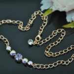 Izcila vakara kolje ar Swarovski Elements kristāliem VC-1008