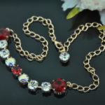 Izcila vakara kolje ar Swarovski Elements kristāliem VC-1009