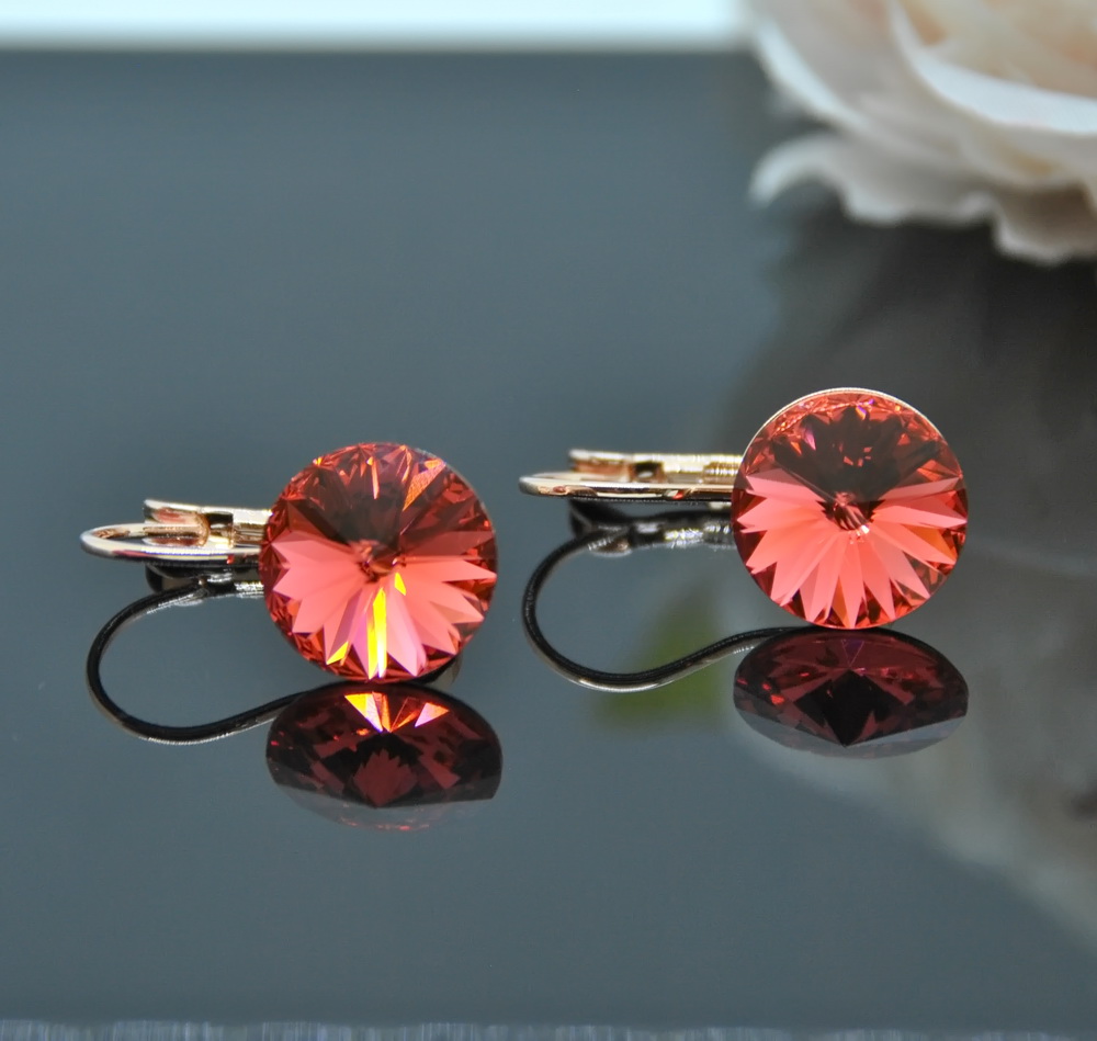 Auskari ar Swarovski Elements kristāliem VE-2605
