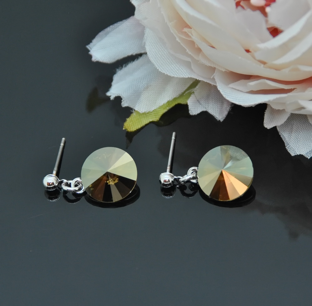 1 Auskari ar Swarovski Elements kristāliem VE-2799 - Image 1