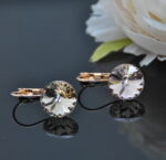 Auskari ar Swarovski Elements kristāliem VE-2668
