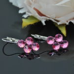 Auskari ar Swarovski Elements kristāliem VE-2812