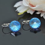 Auskari ar Swarovski Elements kristāliem VE-2896