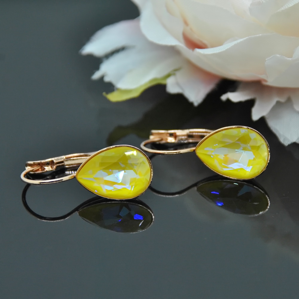1 Auskari ar Swarovski Elements kristāliem VE-2930 - Image 1