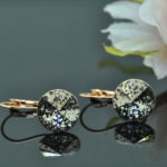 Auskari ar Swarovski Elements kristāliem VE-2968