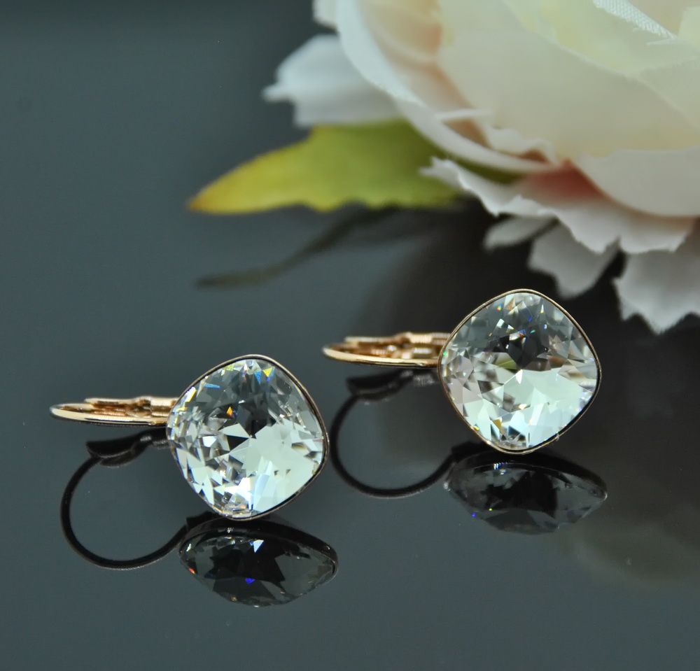 1 Auskari ar Swarovski Elements kristāliem VE-2755 - Image 1