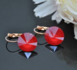 Auskari ar Swarovski Elements kristāliem VE-2701