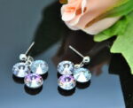Auskari ar Swarovski Elements kristāliem VE-2318