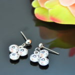 Auskari ar Swarovski Elements kristāliem VE-2425