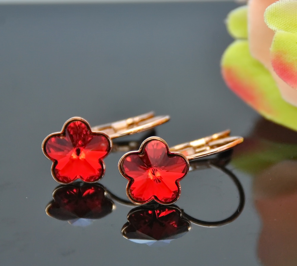 Auskari ar Swarovski Elements kristāliem VE-2514