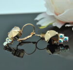 Auskari ar Swarovski Elements kristāliem VE-2853 - Image 2
