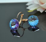 Auskari ar Swarovski Elements kristāliem VE-2902 - Image 2