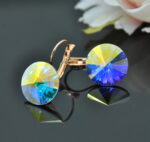 Auskari ar Swarovski Elements kristāliem VE-2905 - Image 2