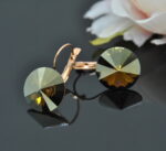 Auskari ar Swarovski Elements kristāliem VE-2906 - Image 2