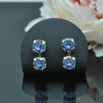 Auskari ar Swarovski Elements kristāliem VE-2916 - Image 2