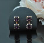 Auskari ar Swarovski Elements kristāliem VE-2917 - Image 2