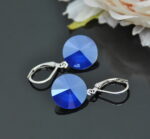 Auskari ar Swarovski Elements kristāliem VE-2923 - Image 2