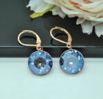 Auskari ar Swarovski Elements kristāliem VE-2936 - Image 2