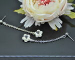 Auskari ar Swarovski Elements kristāliem VE-2726 - Image 2