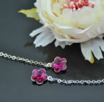 Auskari ar Swarovski Elements kristāliem VE-2728 - Image 2