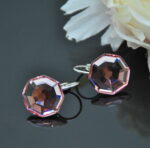 Auskari ar Swarovski Elements kristāliem VE-2733 - Image 2