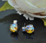 Auskari ar Swarovski Elements kristāliem VE-2734 - Image 2
