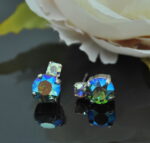 Auskari ar Swarovski Elements kristāliem VE-2735 - Image 2