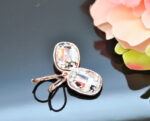 Auskari ar Swarovski Elements kristāliem VE-2207 - Image 2