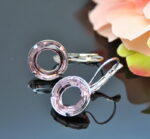 Auskari ar Swarovski Elements kristāliem VE-2217 - Image 2
