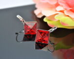 Auskari ar Swarovski Elements kristāliem VE-2226 - Image 2