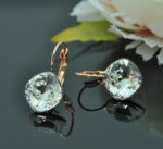 Auskari ar Swarovski Elements kristāliem VE-2755 - Image 2