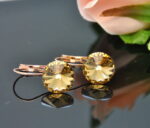Auskari ar Swarovski Elements kristāliem VE-2301 - Image 2