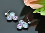Auskari ar Swarovski Elements kristāliem VE-2318 - Image 2