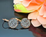 Auskari ar Swarovski Elements kristāliem VE-2331 - Image 2