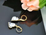 Auskari ar Swarovski Elements kristāliem VE-2373 - Image 2