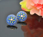 Auskari ar Swarovski Elements kristāliem VE-2447 - Image 2