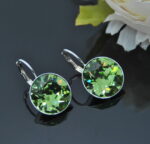 Auskari ar Swarovski Elements kristāliem VE-2533 - Image 2
