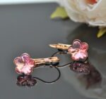 Auskari ar Swarovski Elements kristāliem VE-2566 - Image 2