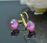 Auskari ar Swarovski Elements kristāliem VE-2571 - Image 2