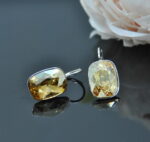 Auskari ar Swarovski Elements kristāliem VE-2584 - Image 2