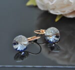 Auskari ar Swarovski Elements kristāliem VE-2603 - Image 2