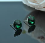 Auskari ar Swarovski Elements kristāliem VE-2627 - Image 2