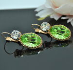 Auskari ar Swarovski Elements kristāliem VE-2943 - Image 3