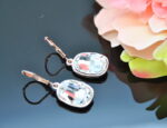 Auskari ar Swarovski Elements kristāliem VE-2207 - Image 3