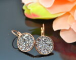 Auskari ar Swarovski Elements kristāliem VE-2331 - Image 3