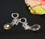 Auskari ar Swarovski Elements kristāliem VE-2521 - Image 3
