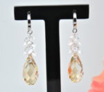 Auskari ar Swarovski Elements kristāliem VE-2521 - Image 4