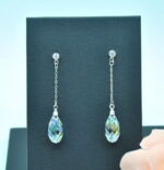 Auskari ar Swarovski Elements kristāliem VE-2053 - Image 5