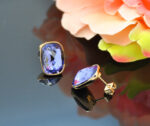 Auskari ar Swarovski Elements kristāliem VE-3046 - Image 2