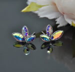Auskari ar Swarovski Elements kristāliem VE-3244